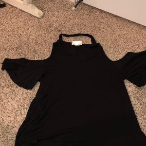 Chocker neck short sleeve